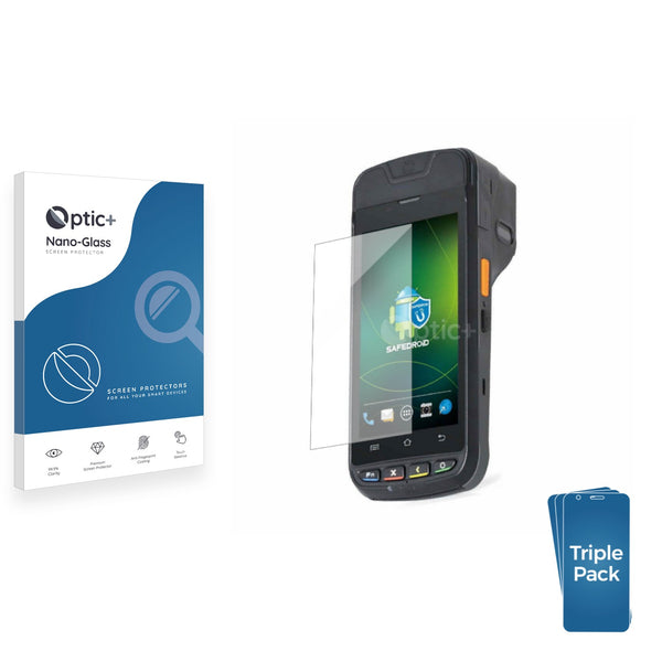 3pk Optic+ Nano Glass Screen Protectors for Urovo i9000s