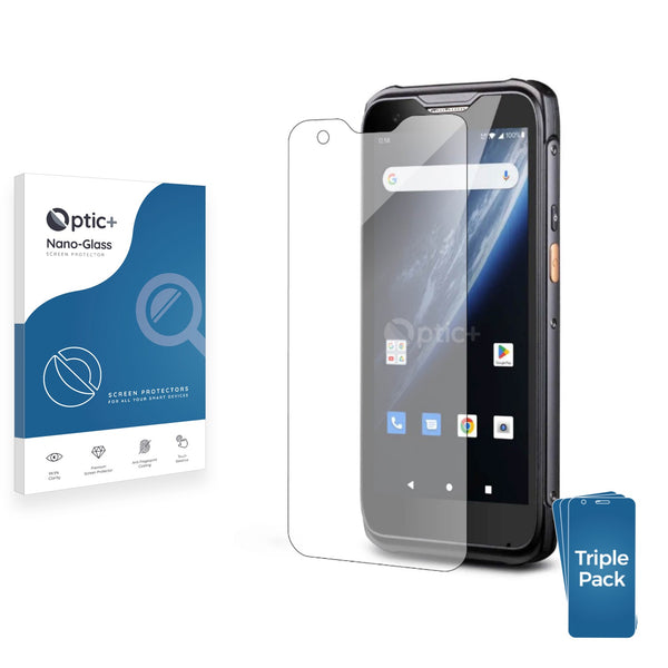 3pk Optic+ Nano Glass Screen Protectors for Chainway MC95