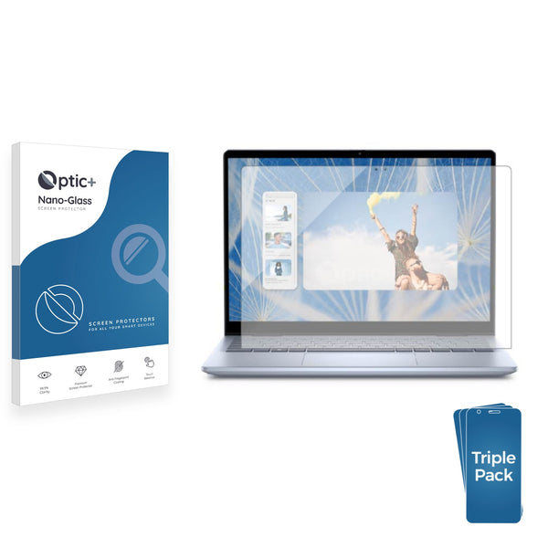 3-pack of Nano Glass screen protectors for Dell Inspiron 14 7440 2-in-1