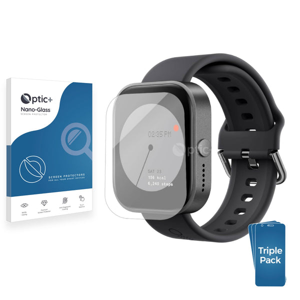 3pk Optic+ Nano Glass Screen Protectors for Nothing CMF Watch Pro