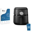 3-pack of Nano Glass screen protectors for Philips Airfryer 2000 Series 6.2L