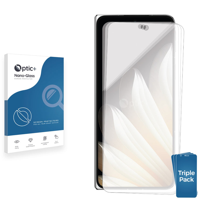 3-pack of Nano Glass screen protectors for Oppo Find N5