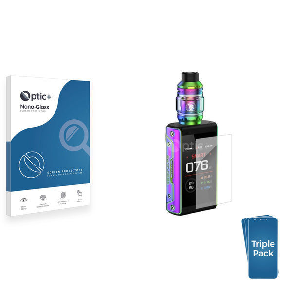 3pk Optic+ Nano Glass Screen Protectors for GeekVape T200