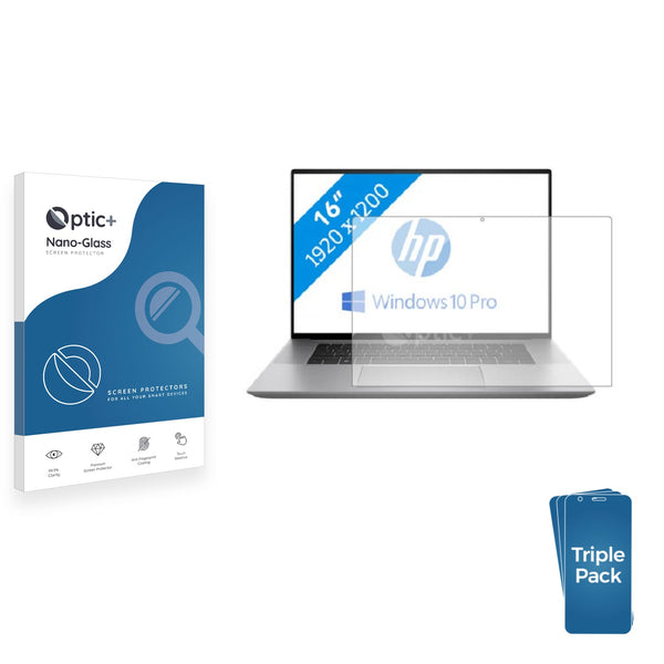 3-pack of Nano Glass screen protectors for HP Zbook Studio 16 G9