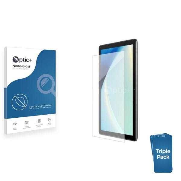 3pk Optic+ Nano Glass Screen Protectors for Blackview Tab 50 WiFi