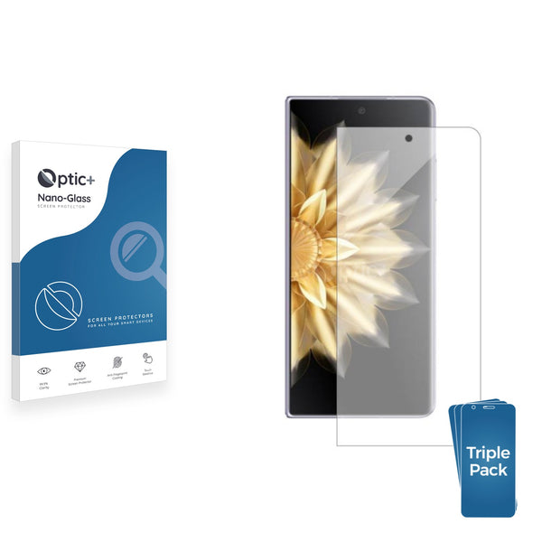 3-pack of Nano Glass screen protectors for Honor Magic V3