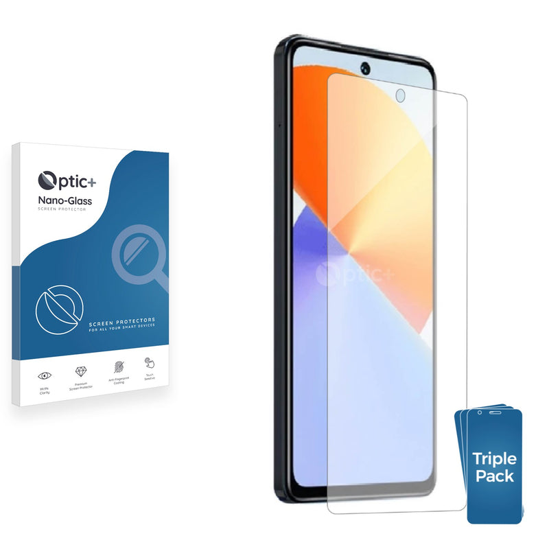 3pk Optic+ Nano Glass Screen Protectors for Infinix Note 30 Pro