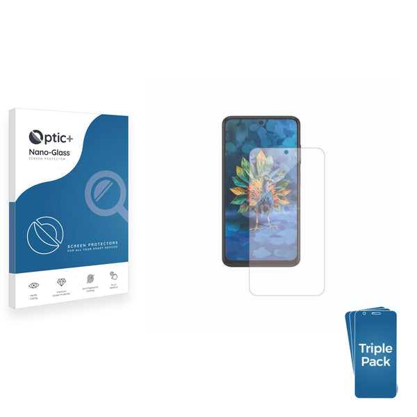 3-pack of Nano Glass screen protectors for HMD Crest