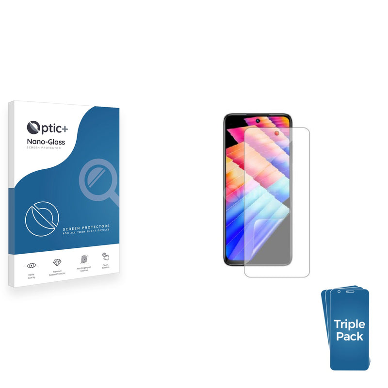 3-pack of Nano Glass screen protectors for Infinix Hot 30 Play NFC
