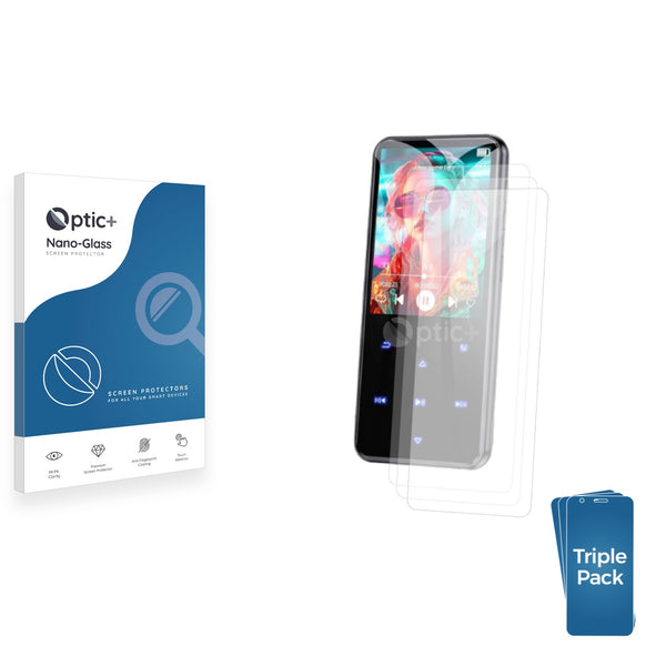 3-pack of Nano Glass screen protectors for AGPtek M3