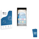 3-pack of Nano Glass screen protectors for Philips S396