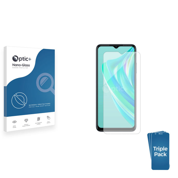 3pk Optic+ Nano Glass Screen Protectors for Infinix Hot 30i