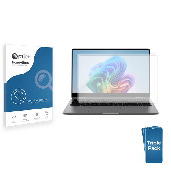 3-pack of Nano Glass screen protectors for Samsung Galaxy Book5 360 15.6