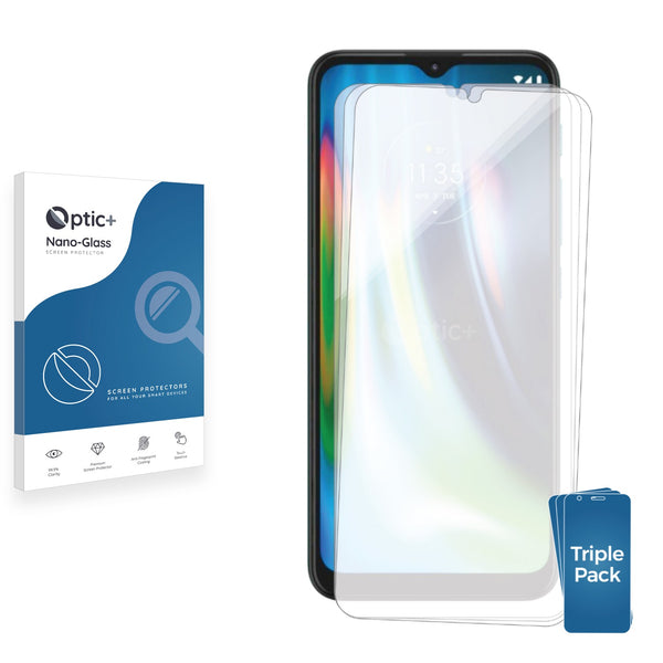 3-pack of Nano Glass screen protectors for Motorola Moto G9 Play