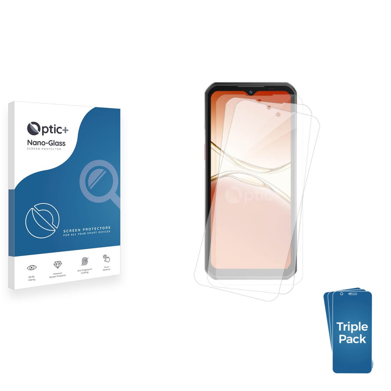 3-pack of Nano Glass screen protectors for Oukitel WP55 Pro
