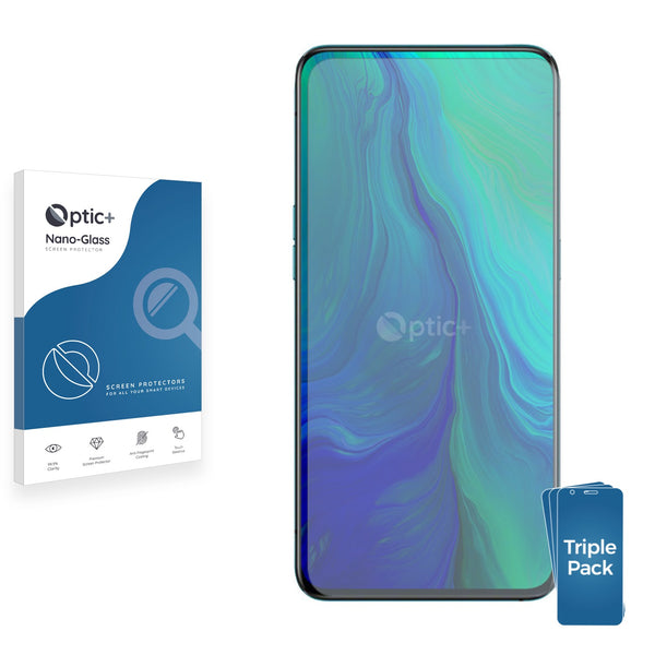 3pk Optic+ Nano Glass Screen Protectors for Oppo Reno 5G