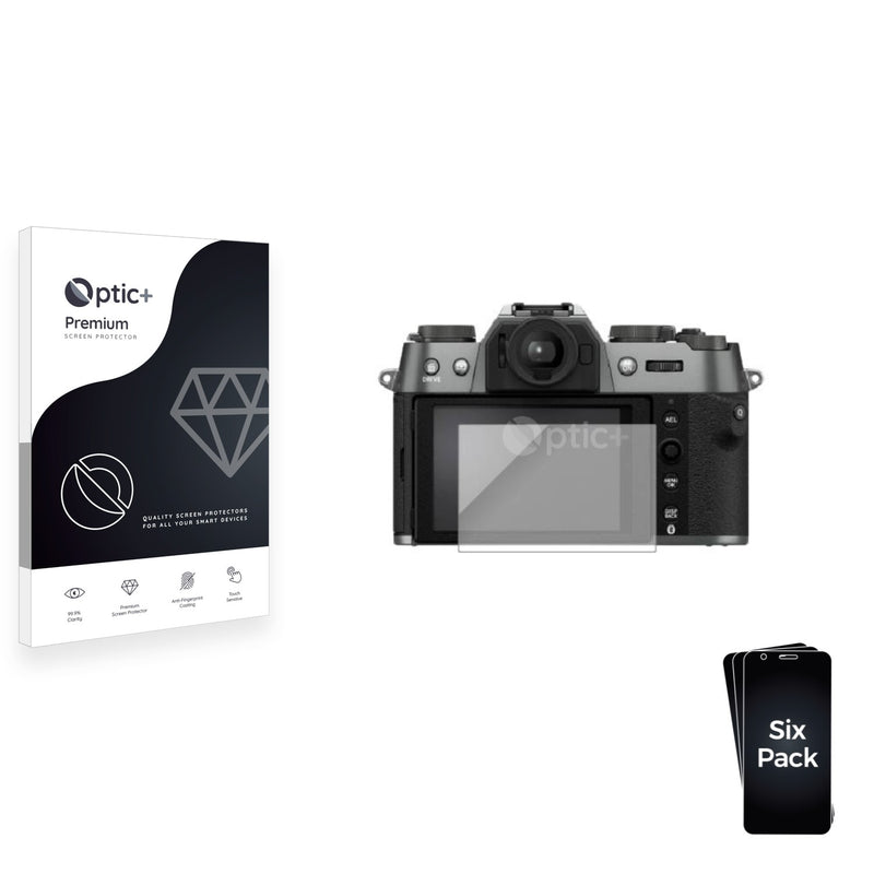 6pk Optic+ Premium Film Screen Protectors for Fujifilm X-T50