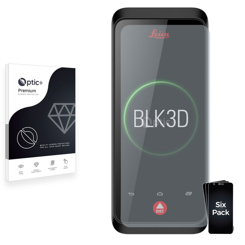 6pk Optic+ Premium Film Screen Protectors for Leica BLK3D