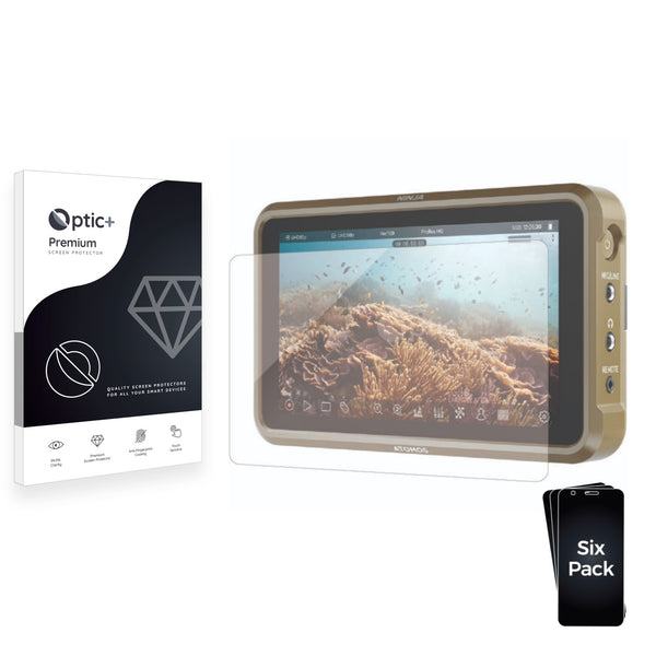 6pk Optic+ Premium Film Screen Protectors for Atomos Ninja 5.2" Monitor