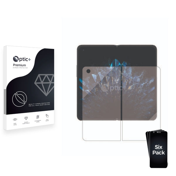 6pk Optic+ Premium Film Screen Protectors for Oppo Find  N