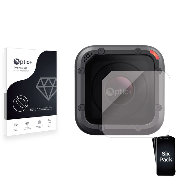 6pk Optic+ Premium Film Screen Protectors for GoPro Hero5 Session