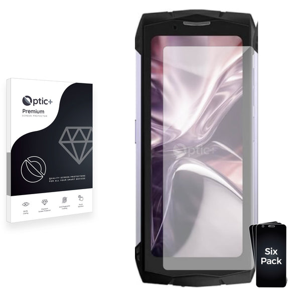 6pk Optic+ Premium Film Screen Protectors for Doogee S Mini