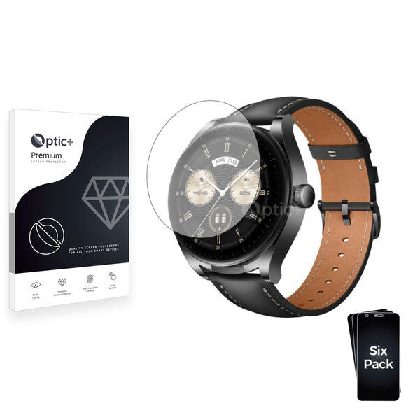 6pk Optic+ Premium Film Screen Protectors for Huawei Watch Buds