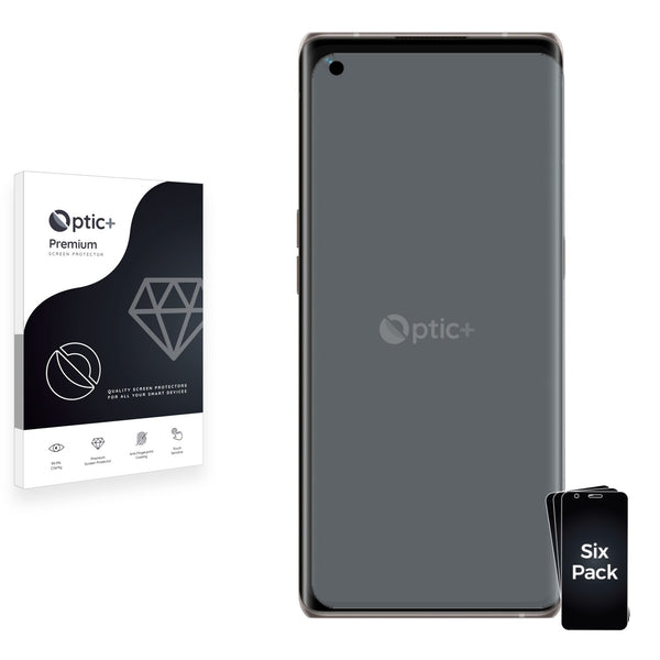 6pk Optic+ Premium Film Screen Protectors for Oppo Find X3 Neo