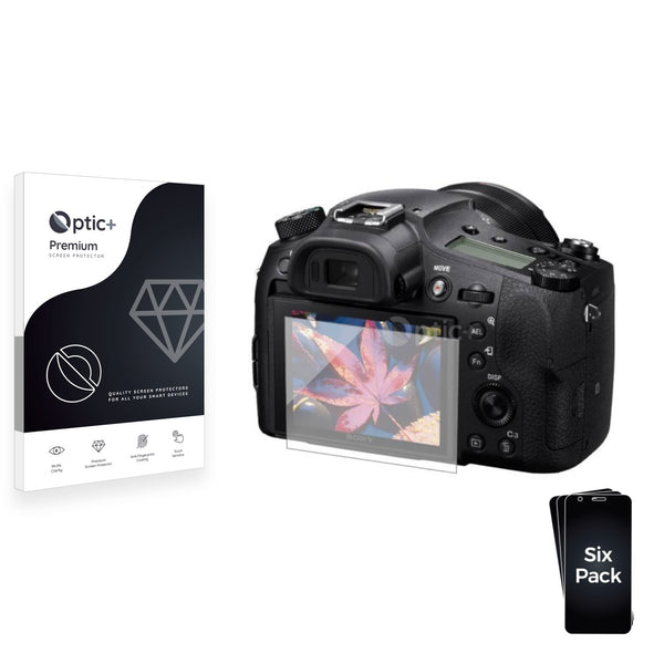 6pk Optic+ Premium Film Screen Protectors for Sony Cyber-Shot DSC-RX10 IV