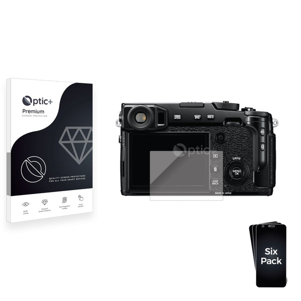 6pk Optic+ Premium Film Screen Protectors for FujiFilm X-Pro2