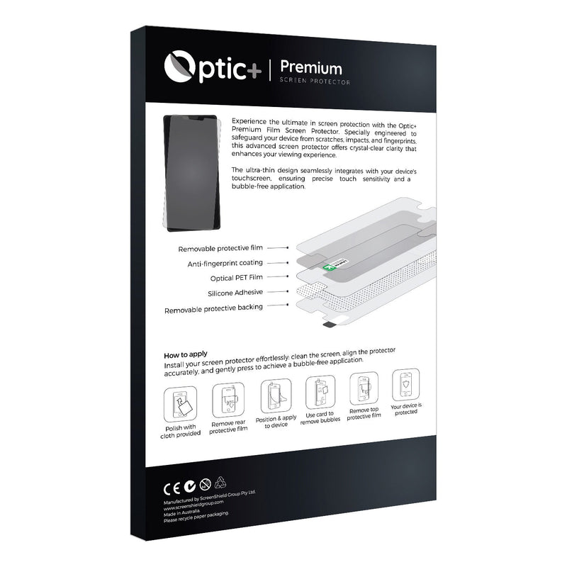 6pk Optic+ Premium Film Screen Protectors for Lowrance HDS Live 7