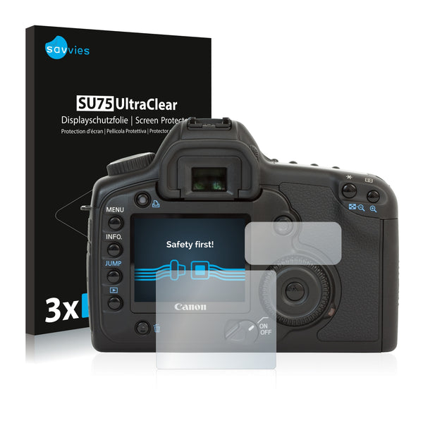 6x Savvies SU75 Screen Protector for Canon EOS 5D