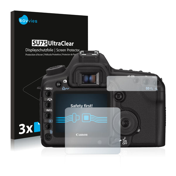 6x Savvies SU75 Screen Protector for Canon EOS 5D Mark II