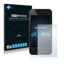 6x Savvies SU75 Screen Protector for Standard sizes with 3.6 inch Displays [54.3 mm x 72 mm, 4:3]