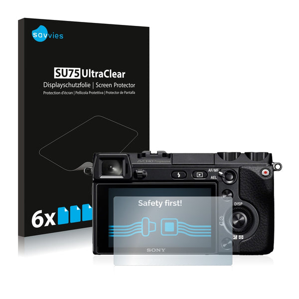 6x Savvies SU75 Screen Protector for Sony Alpha NEX-7