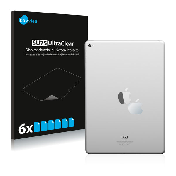6x Savvies SU75 Screen Protector for Apple iPad 3. Generation (Logo)