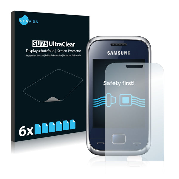 6x Savvies SU75 Screen Protector for Samsung Rex 60