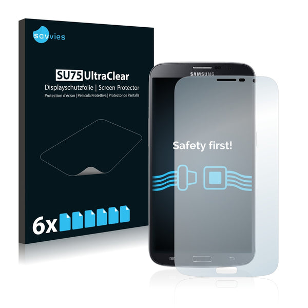 6x Savvies SU75 Screen Protector for Samsung Galaxy Mega GT-I9205
