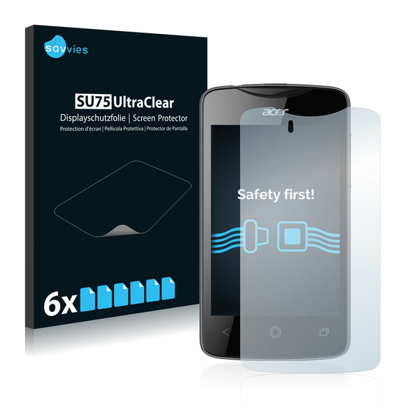 6x Savvies SU75 Screen Protector for Acer Liquid Z3 Duo