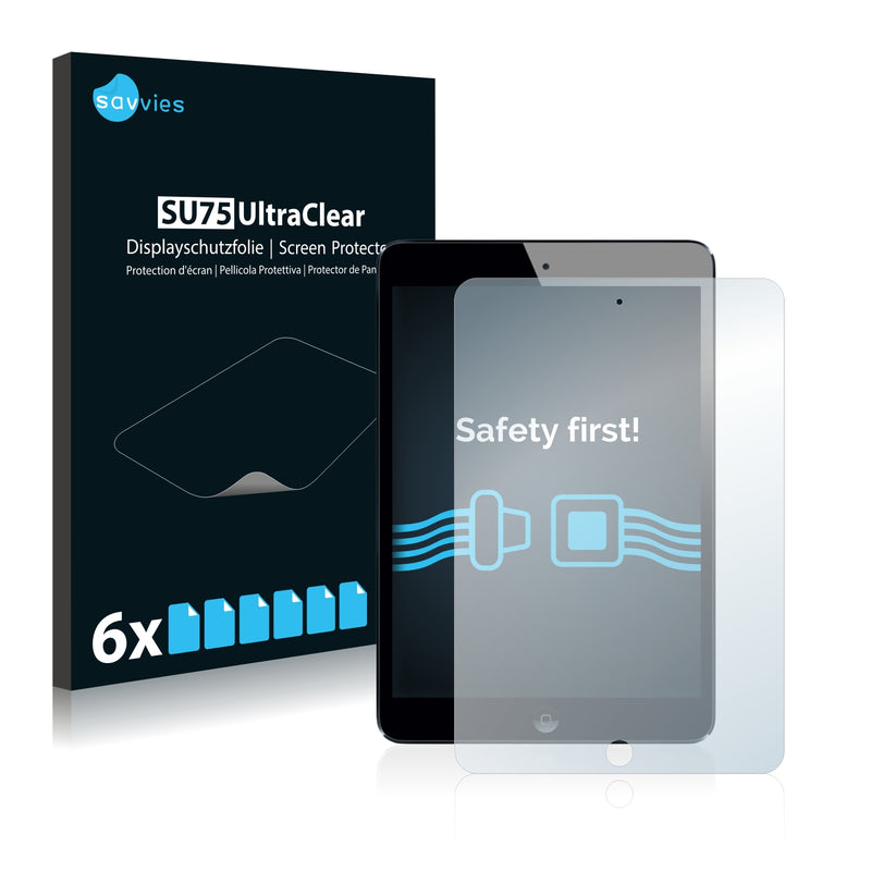 6x Savvies SU75 Screen Protector for Apple iPad Mini 2