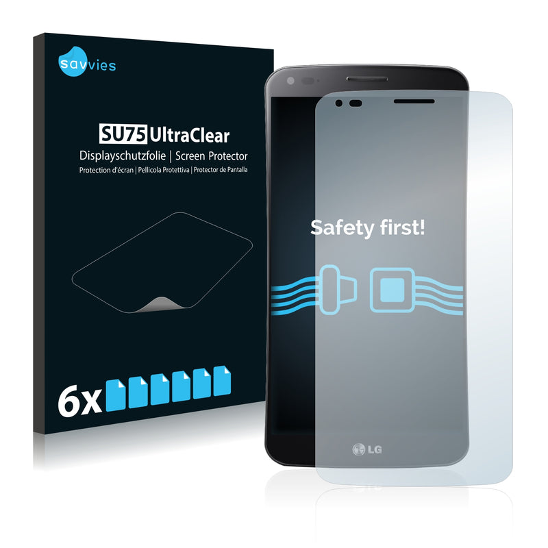 6x Savvies SU75 Screen Protector for LG G Flex D955