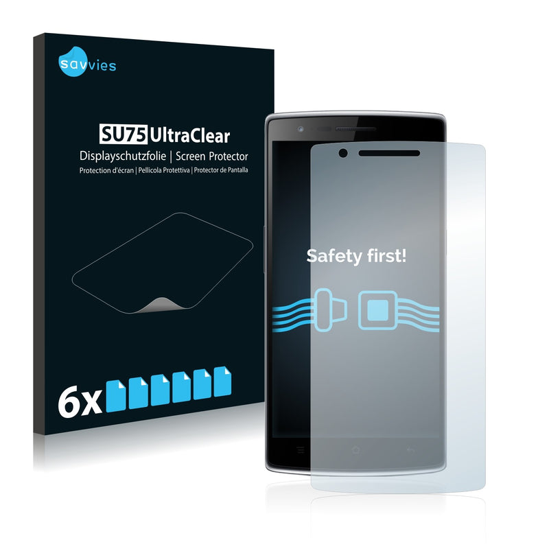 6x Savvies SU75 Screen Protector for OnePlus One