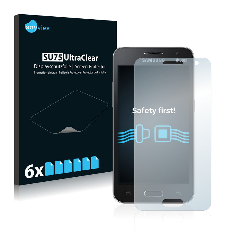 6x Savvies SU75 Screen Protector for Samsung SM-G355H