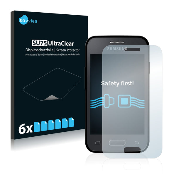 6x Savvies SU75 Screen Protector for Samsung Galaxy Young 2 G130