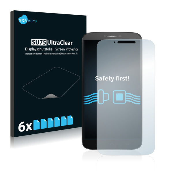6x Savvies SU75 Screen Protector for Alcatel One Touch Hero 2