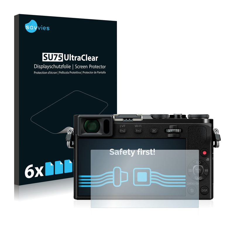 6x Savvies SU75 Screen Protector for Panasonic Lumix DMC-GM5