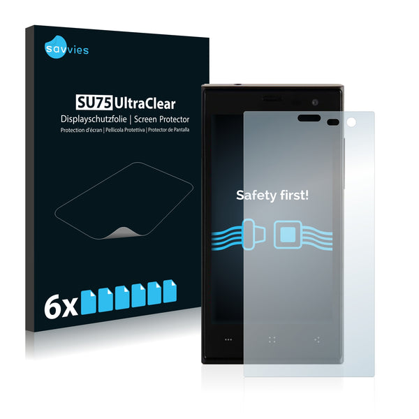 6x Savvies SU75 Screen Protector for Medion P4502 (MD 98942)