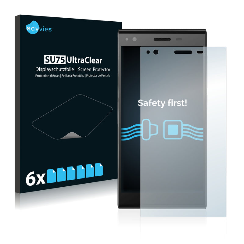 6x Savvies SU75 Screen Protector for ZTE Blade Vec 3G