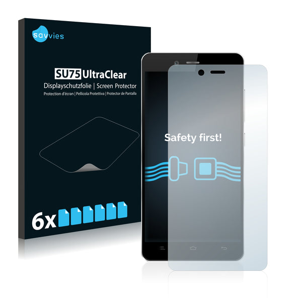 6x Savvies SU75 Screen Protector for Allview P6 Energy