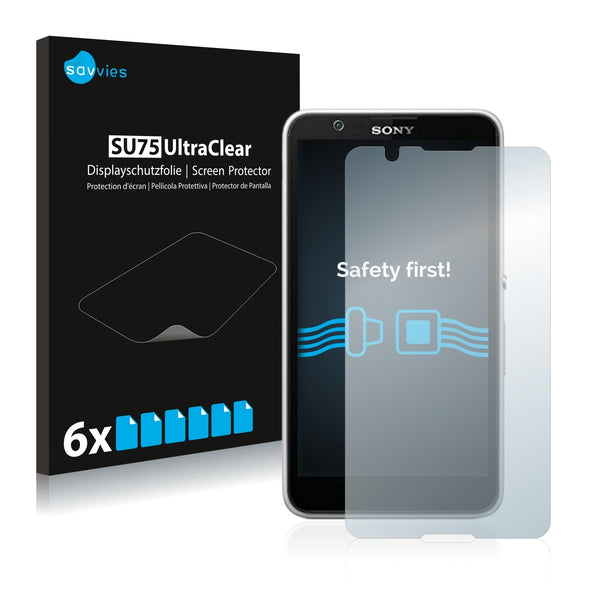 6x Savvies SU75 Screen Protector for Sony Xperia E4